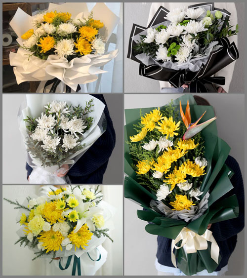湖北随州市曾都区南郊街道响水桥村白事花束代送